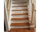Vinyl Stair Decals - In This House We Do Quote Decals for Staircase Riser Decor - Staircase Sticker 
